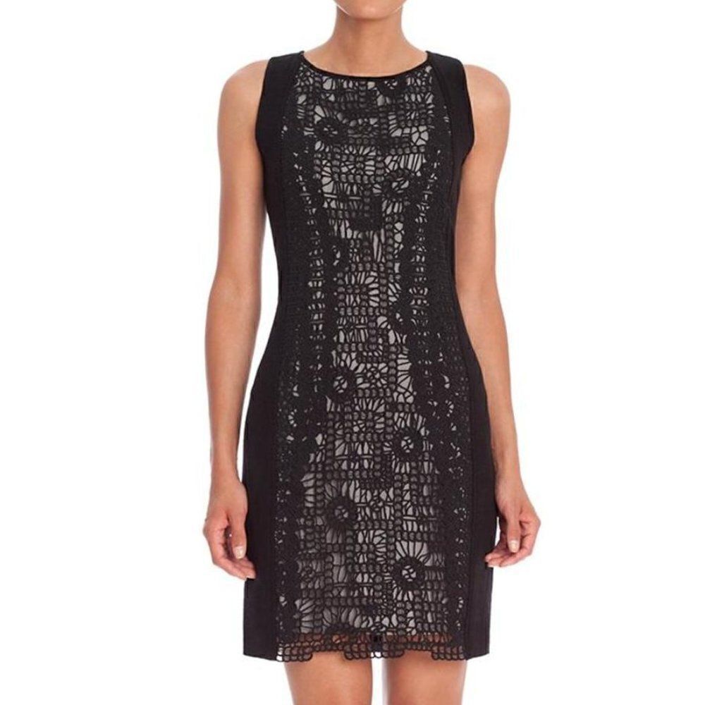 NEW ✨ Layered Lace Knit Sleeveless Sheath